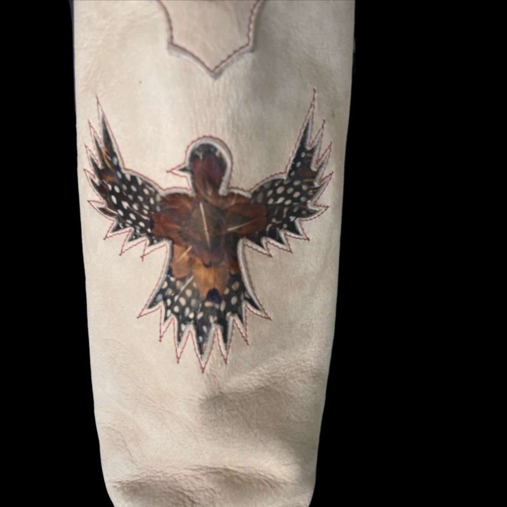 VINTAGE ZODIAC WESTERN BOOTS SIZE 8 1/2